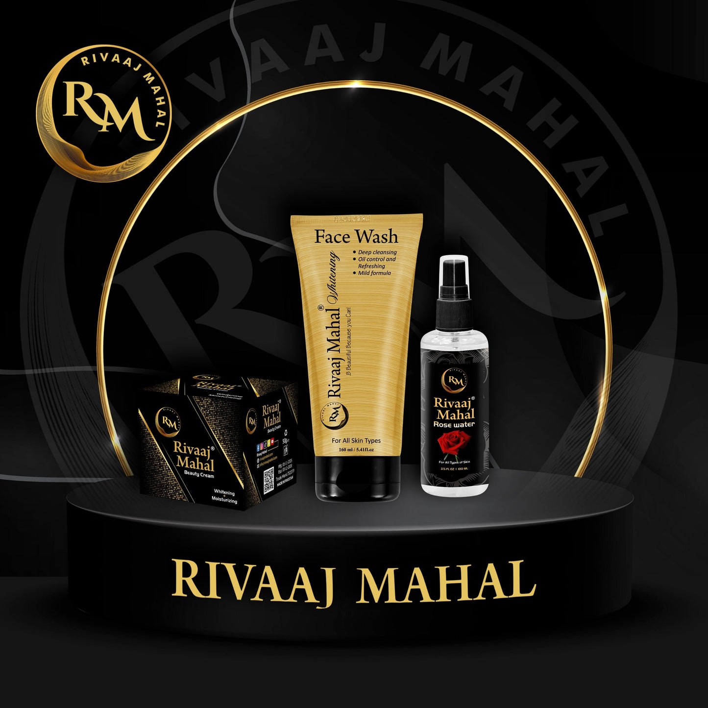 Rivaaj Mahal Beauty Cream, and Rose Water