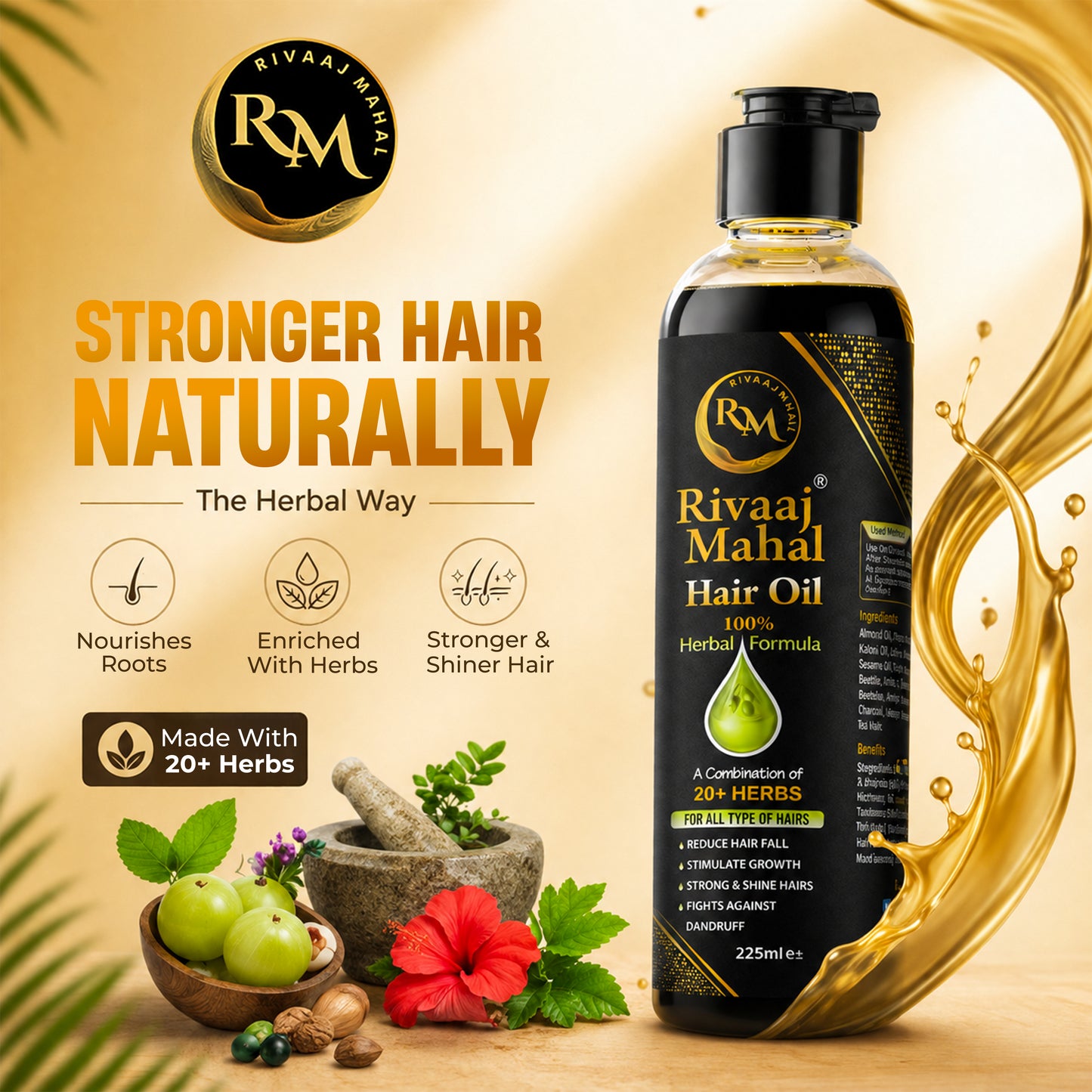 Rivaaj Mahal Hair Oil