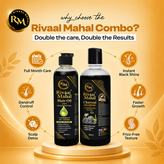 Rivaaj Mahal Hair Oil & Organic Shampoo