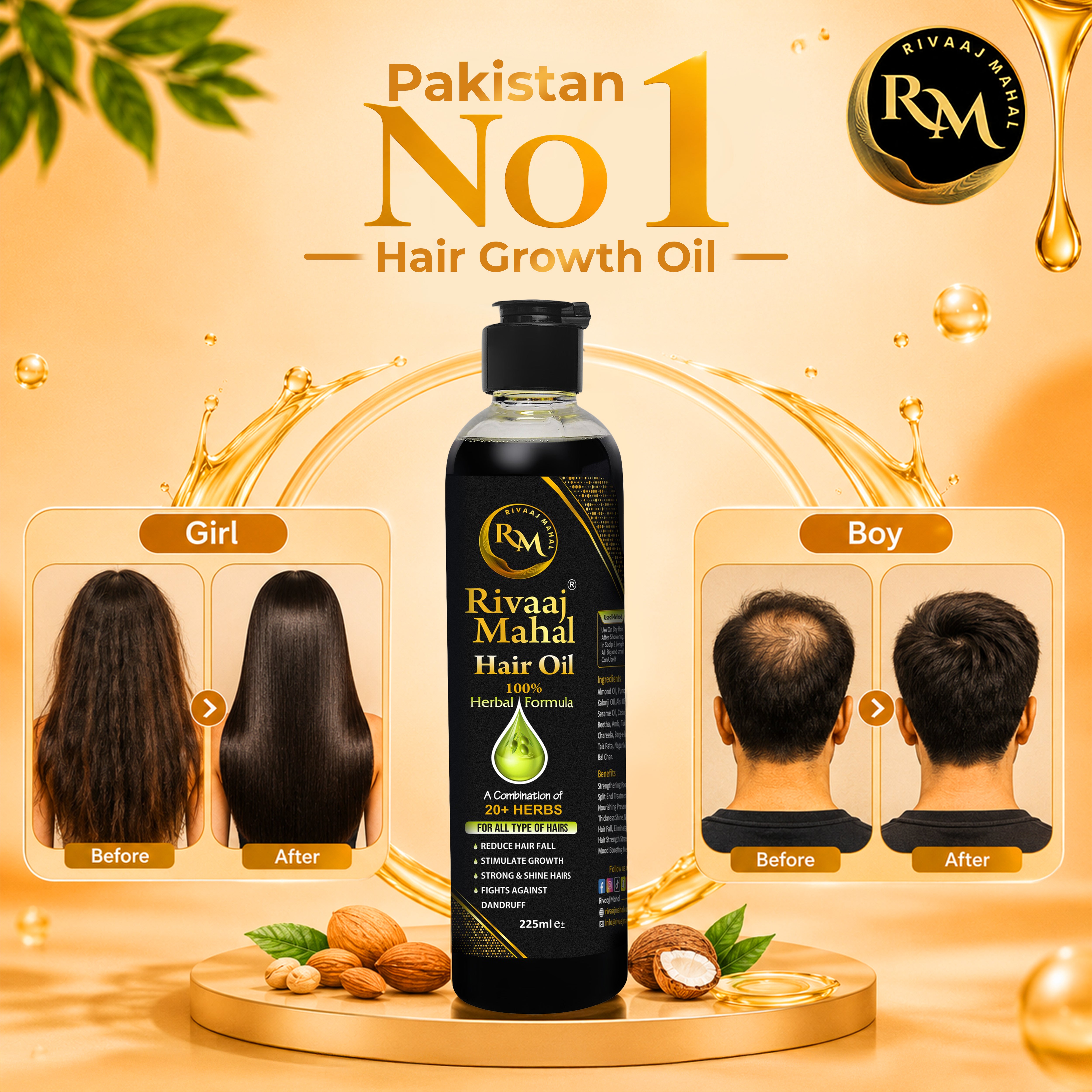 Rivaaj Mahal Hair Oil