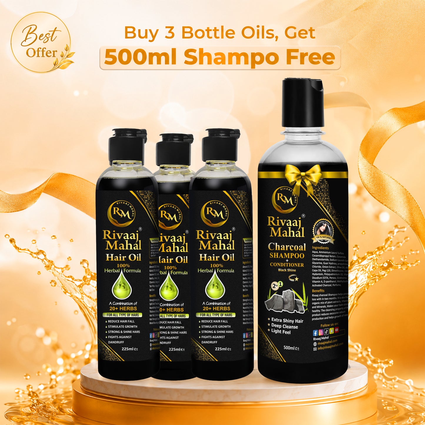 Rivaaj Mahal Hair Oil